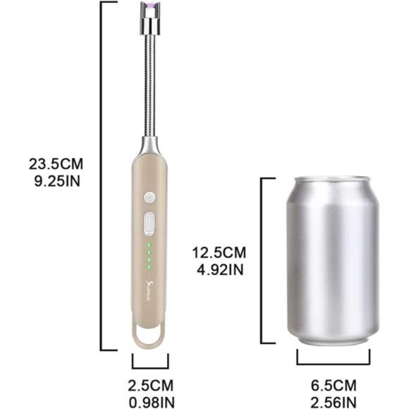 Electric Rechargeable Arc Lighter with LED Battery Display USB Lighter - Picture 6 of 7